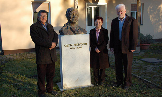 Vendégek a Gion Nándor Emlékházban